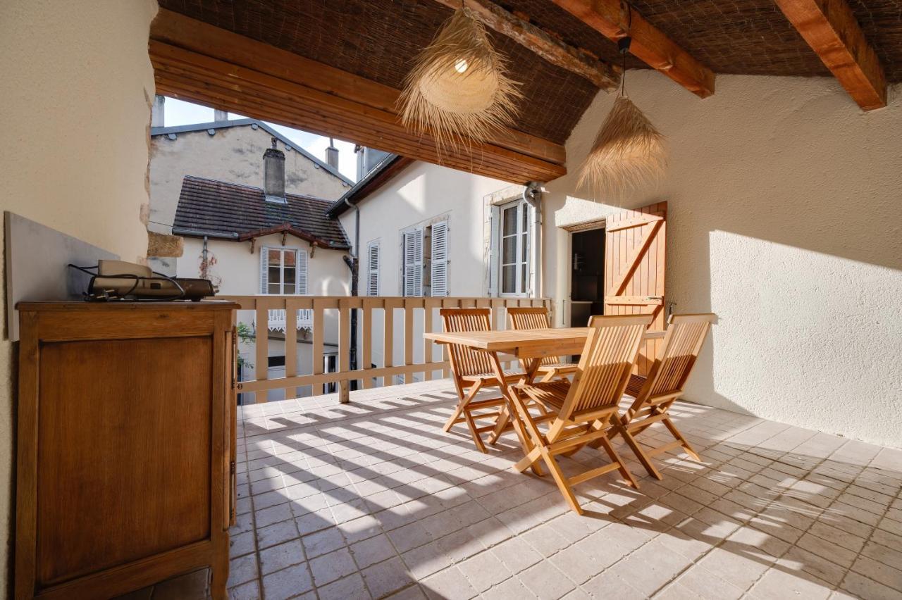 Grand Appartement 8 Personnes Terrasse Privative Hyper Centre Calme Lons-le-Saunier Exterior photo